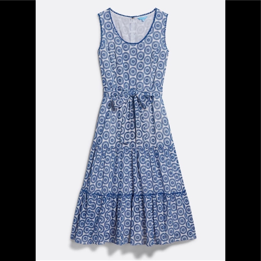 Draper James Eyelet Tiered Dress